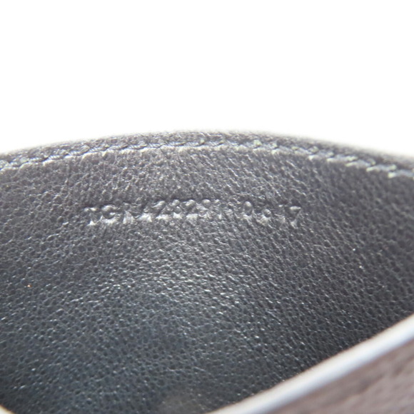 YVES SAINT LAURENT Black Leather Card Holder - Picture 6 of 11